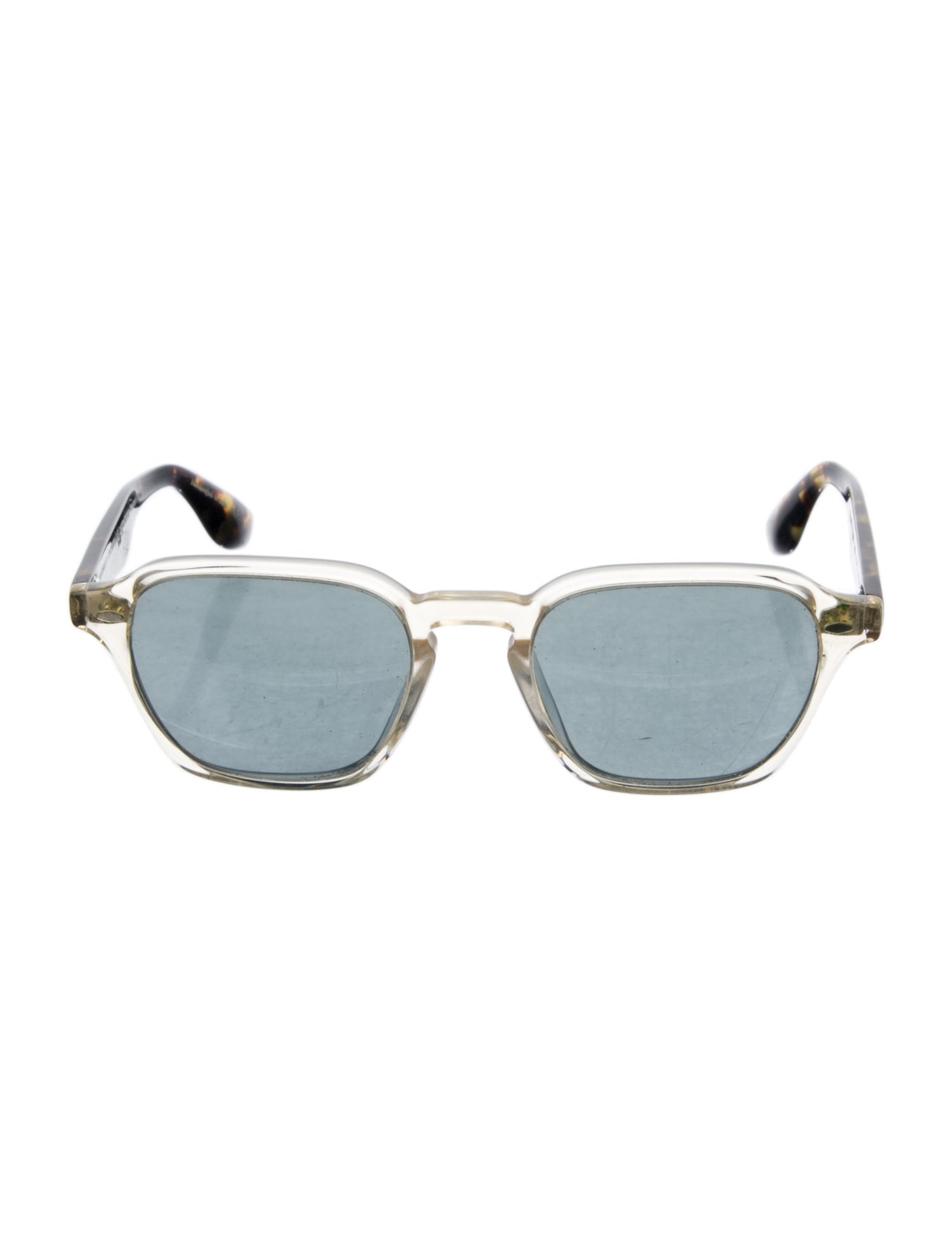 Brunello Cucinelli x Oliver Peoples Square Mirrored Sunglasses
