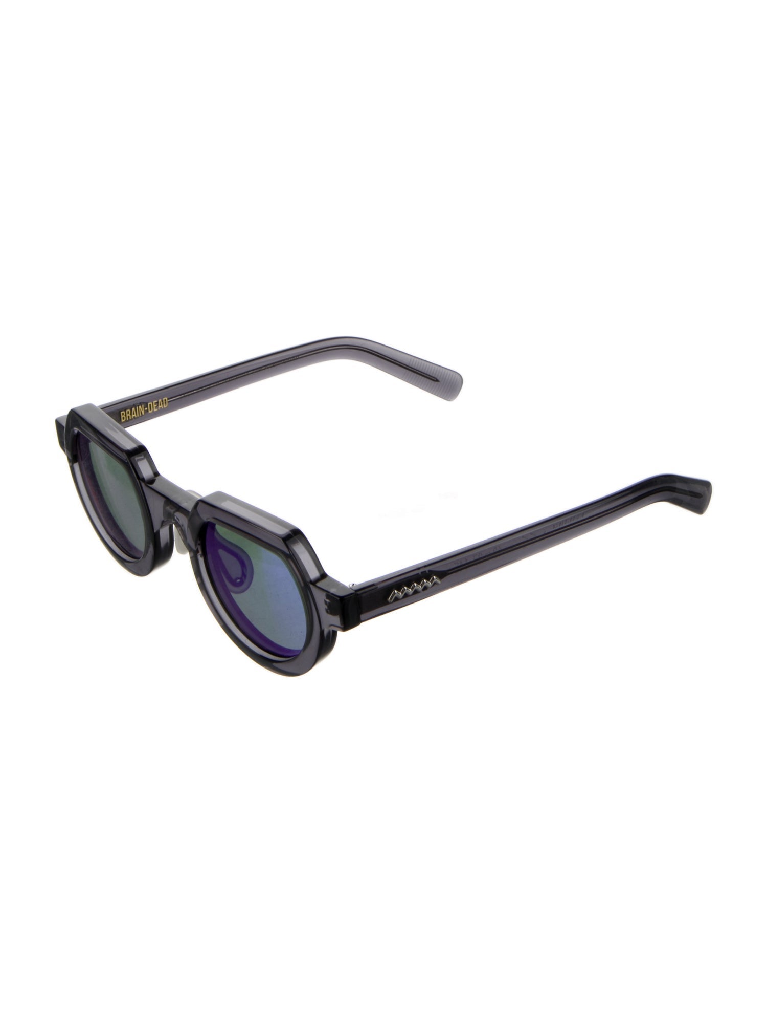 Brain Dead Round Mirrored Sunglasses