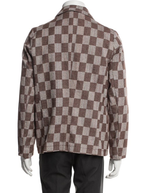 Brain Dead Plaid Print Blazer