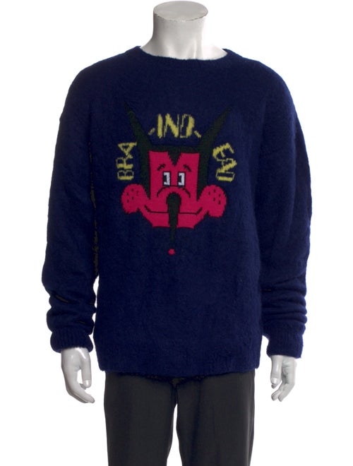 Brain Dead Alpaca Graphic Print Pullover