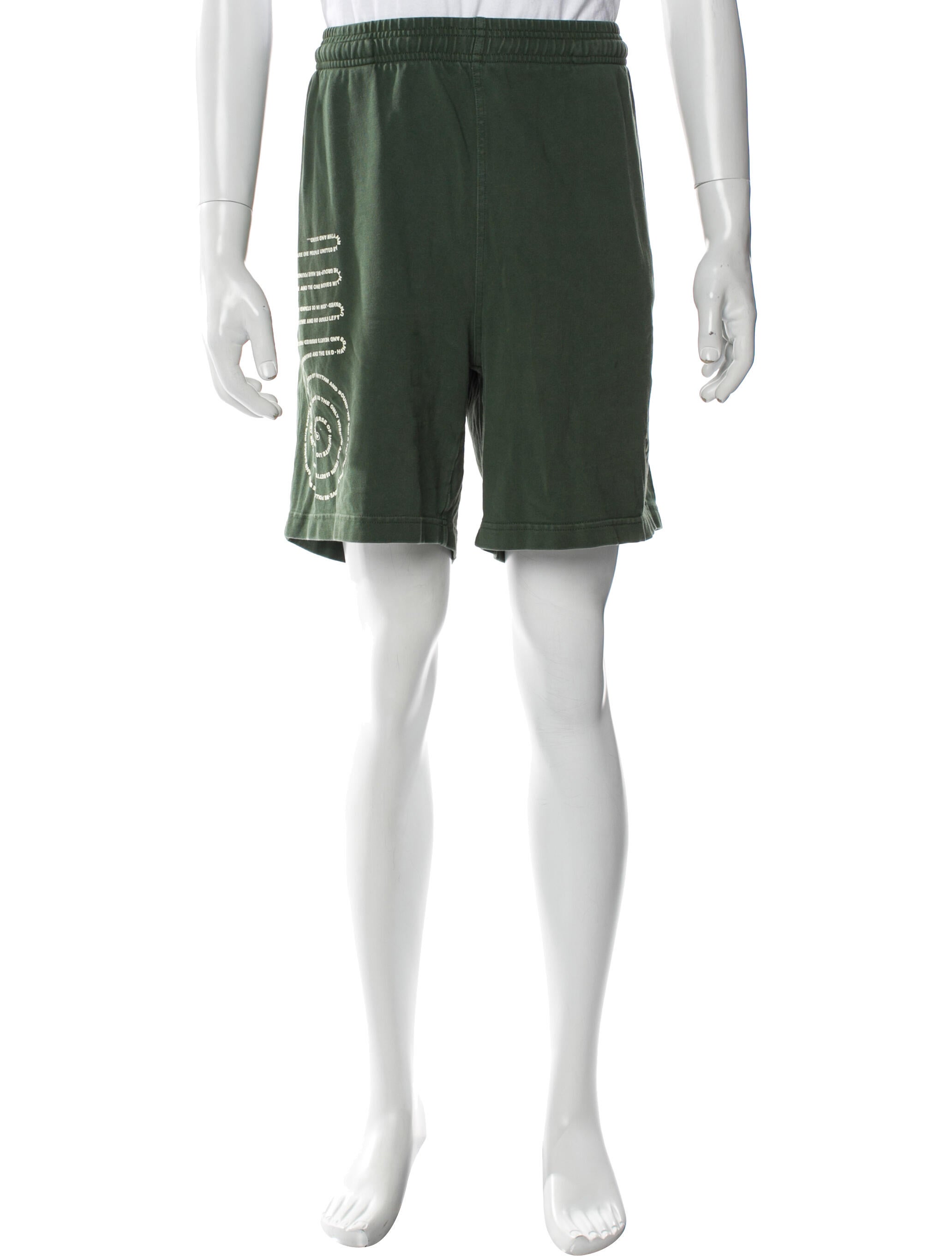 Brain Dead Graphic Print Shorts