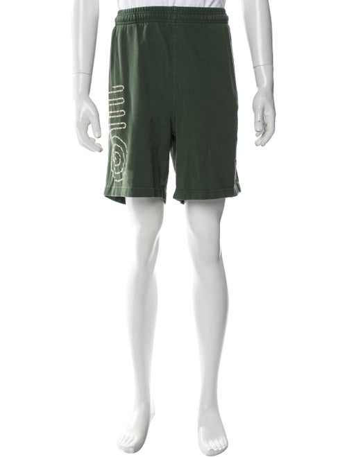 Brain Dead Graphic Print Shorts