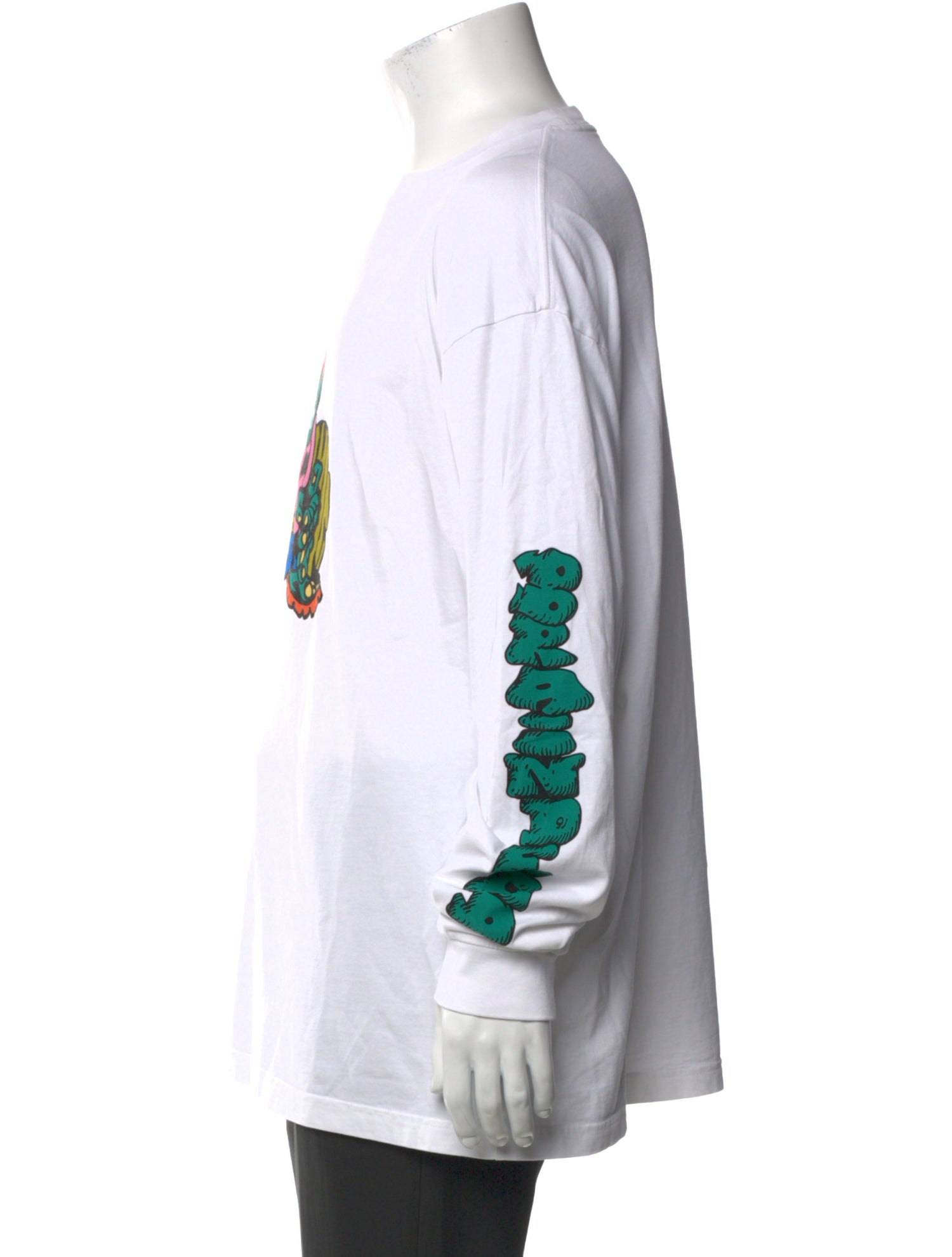 Brain Dead Graphic Print Crew Neck Henley