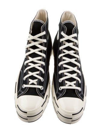 Brain Dead Canvas Colorblock Pattern Sneakers