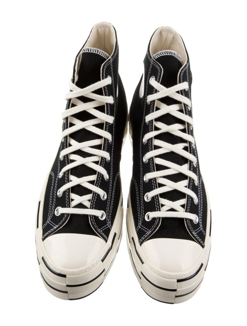 Brain Dead Canvas Colorblock Pattern Sneakers