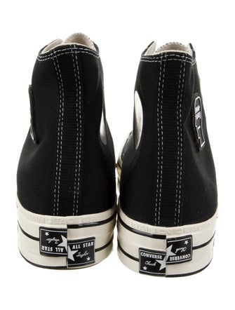 Brain Dead Canvas Colorblock Pattern Sneakers