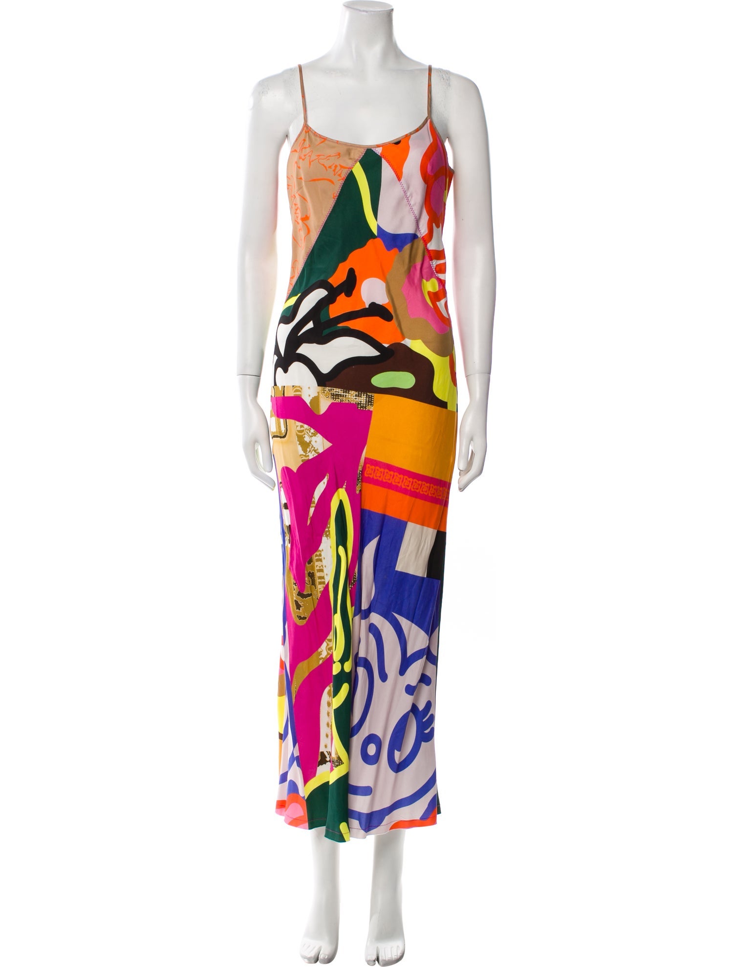 Brain Dead Printed Long Dress