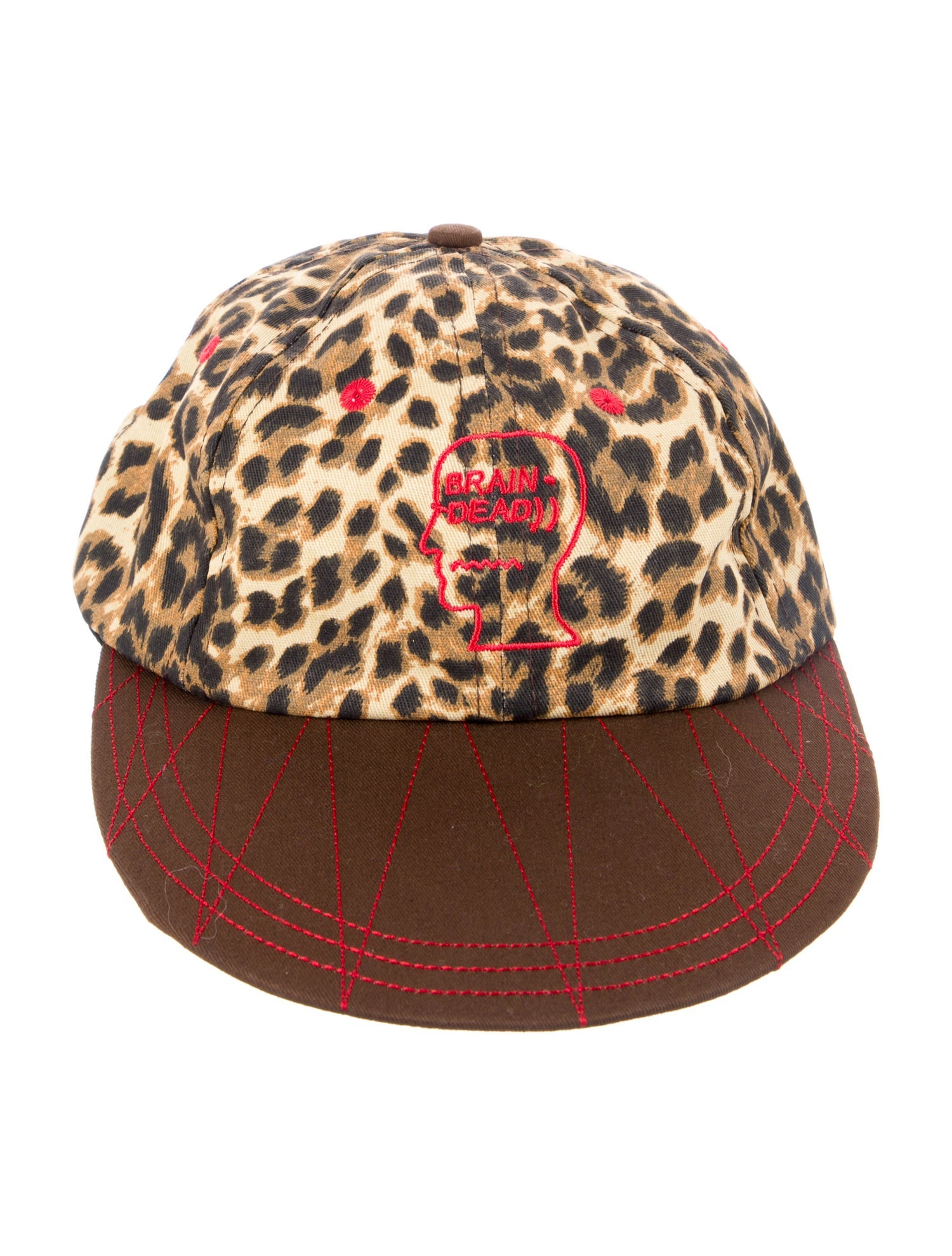 Brain Dead Animal Print Baseball Hat