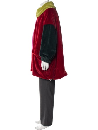 Brain Dead Colorblock Pattern Parka