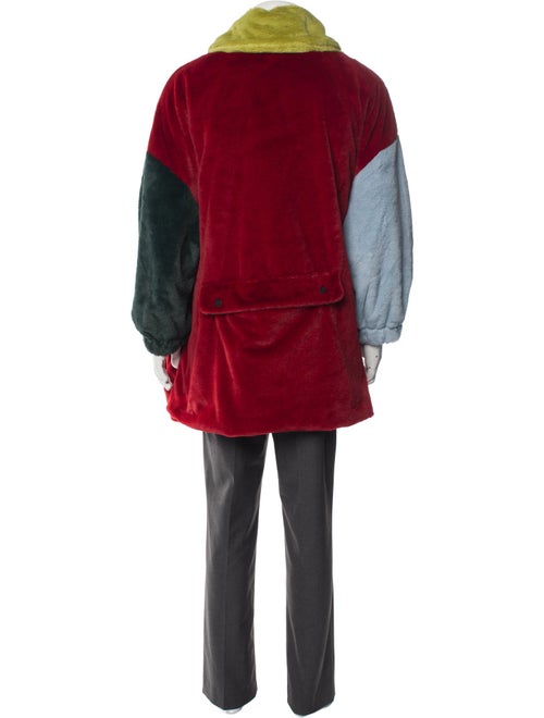 Brain Dead Colorblock Pattern Parka