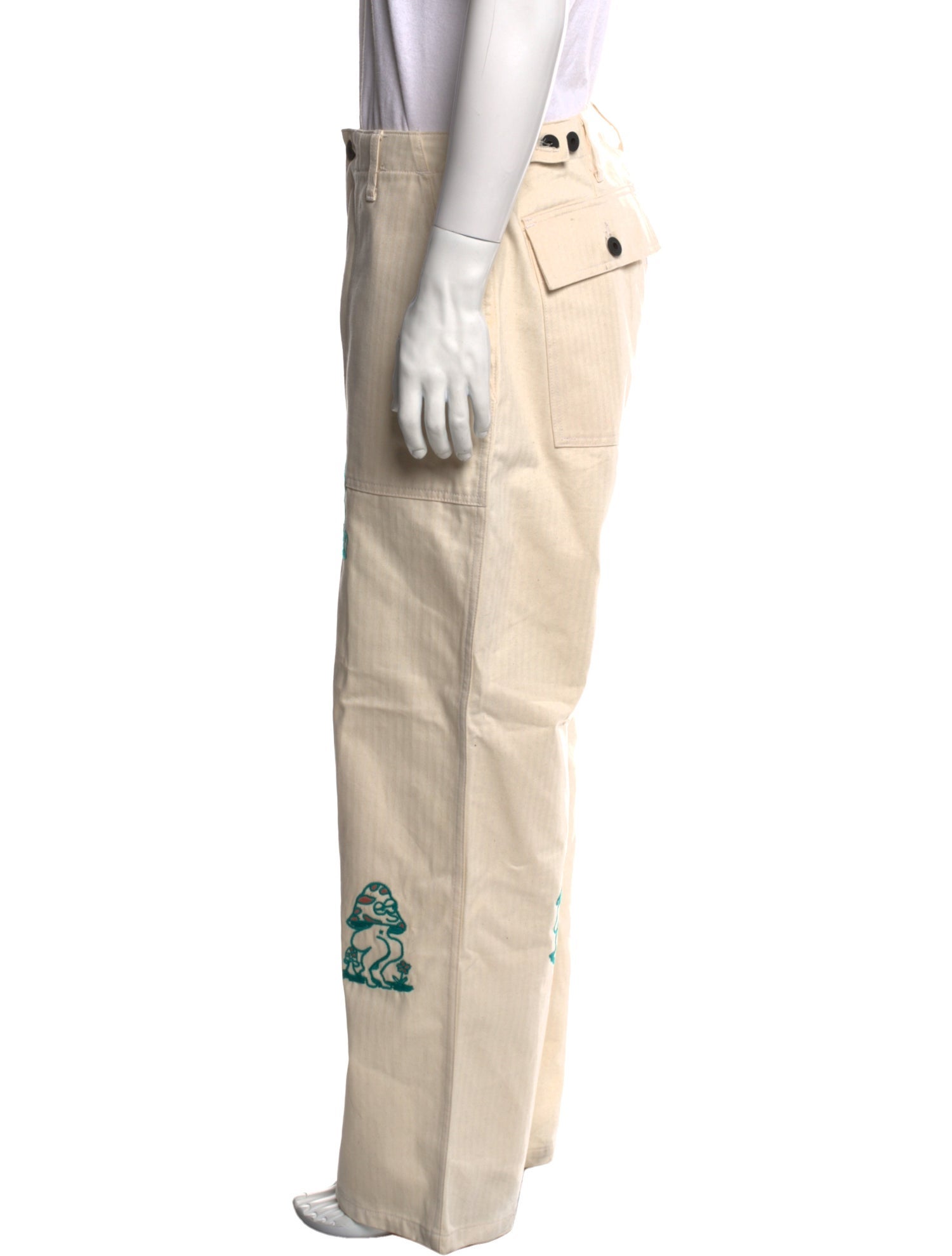 Brain Dead Graphic Print Sweatpants