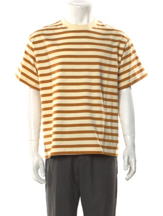 Brain Dead Striped Crew Neck T-Shirt