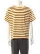 Brain Dead Striped Crew Neck T-Shirt