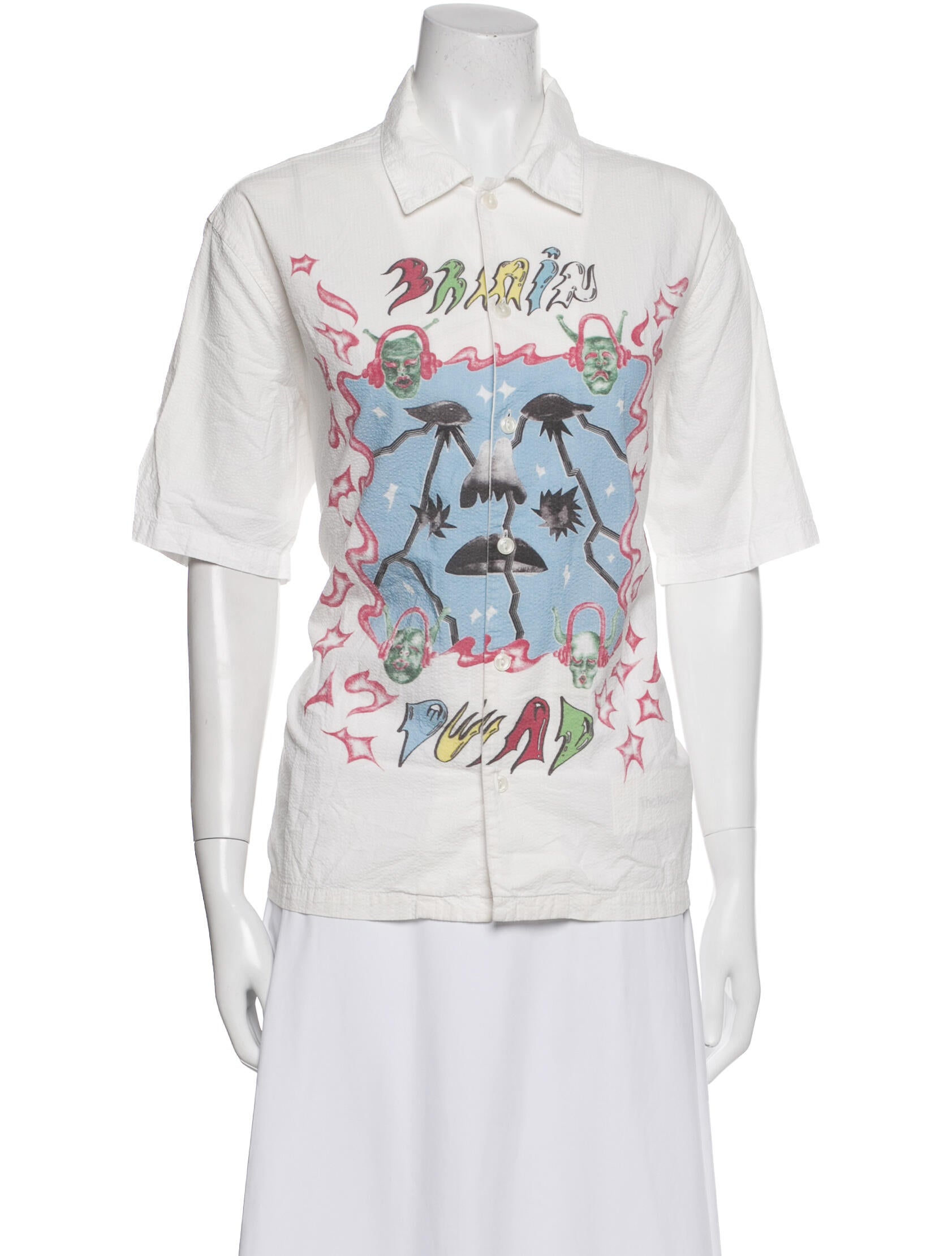 Brain Dead Graphic Print Short Sleeve T-Shirt