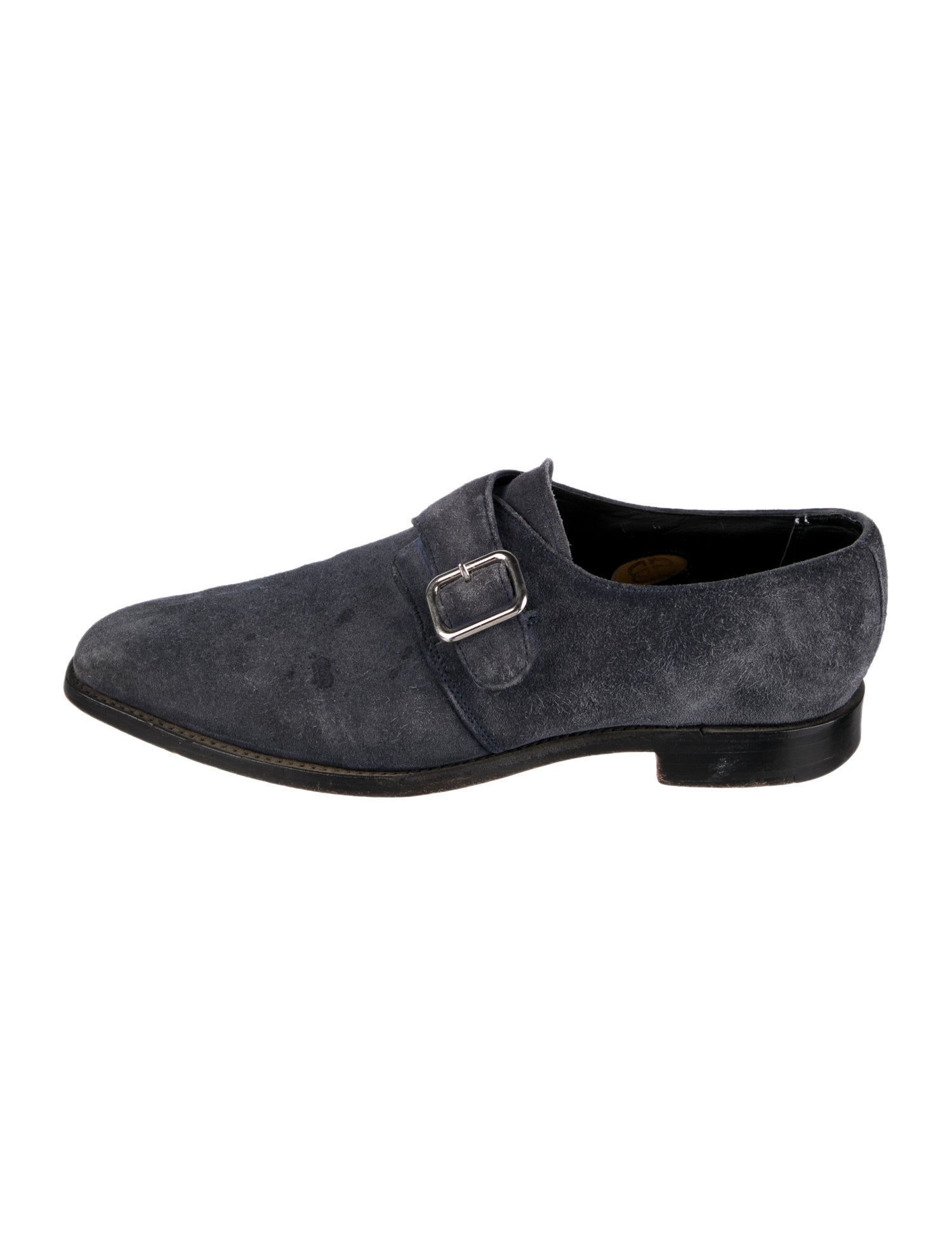 Barker Suede Monk Straps