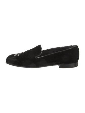 Barker Velvet Loafers