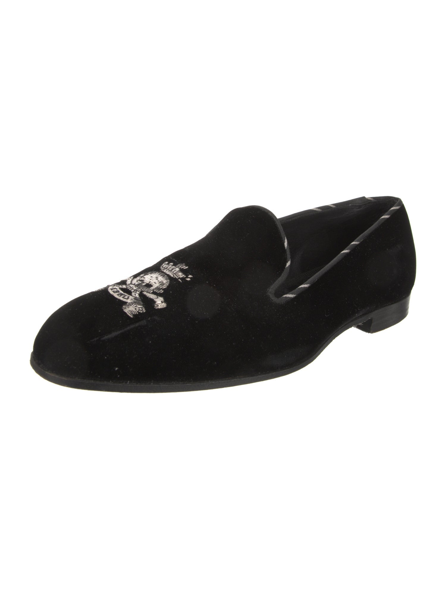 Barker Velvet Loafers