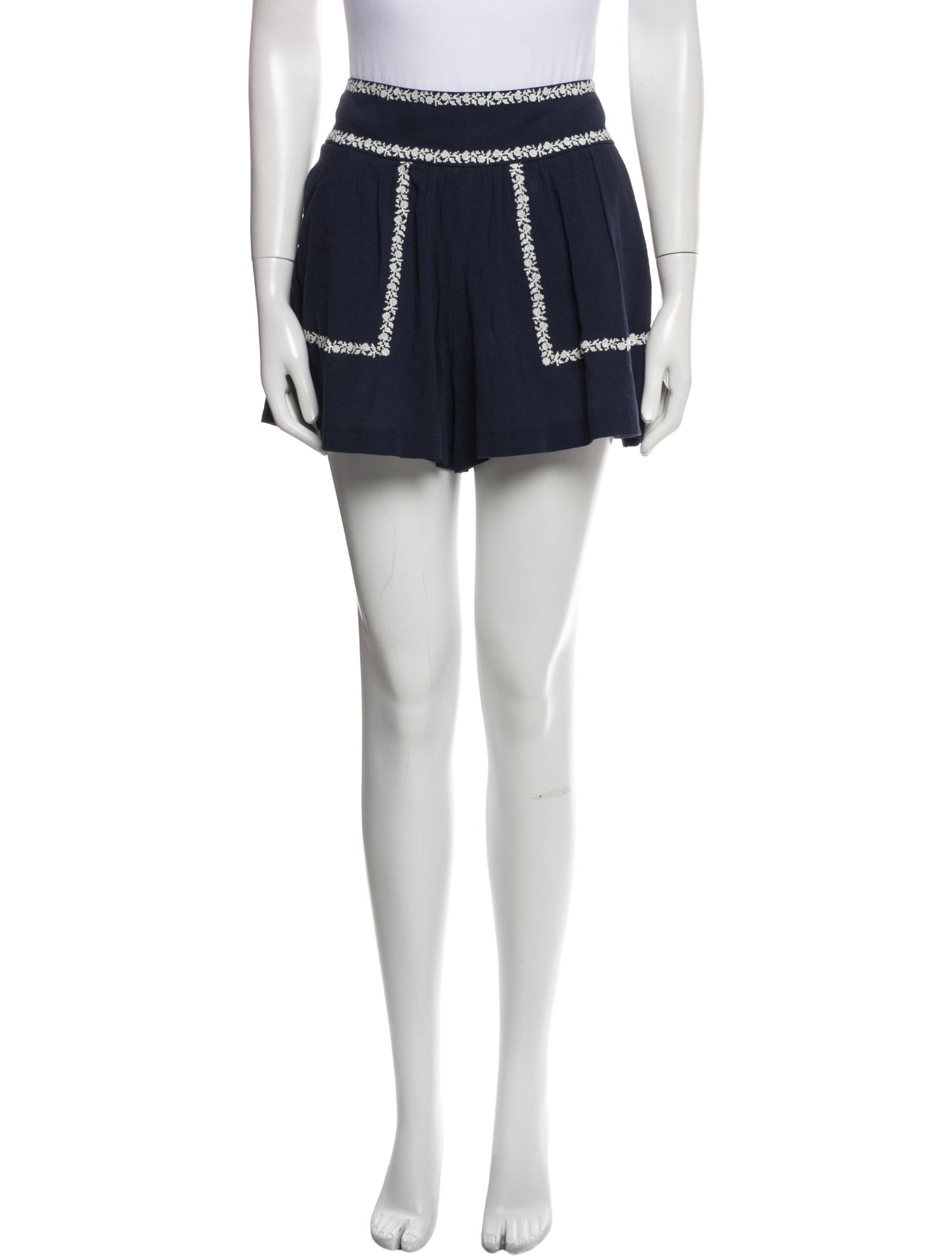 Berenice Printed Mini Shorts