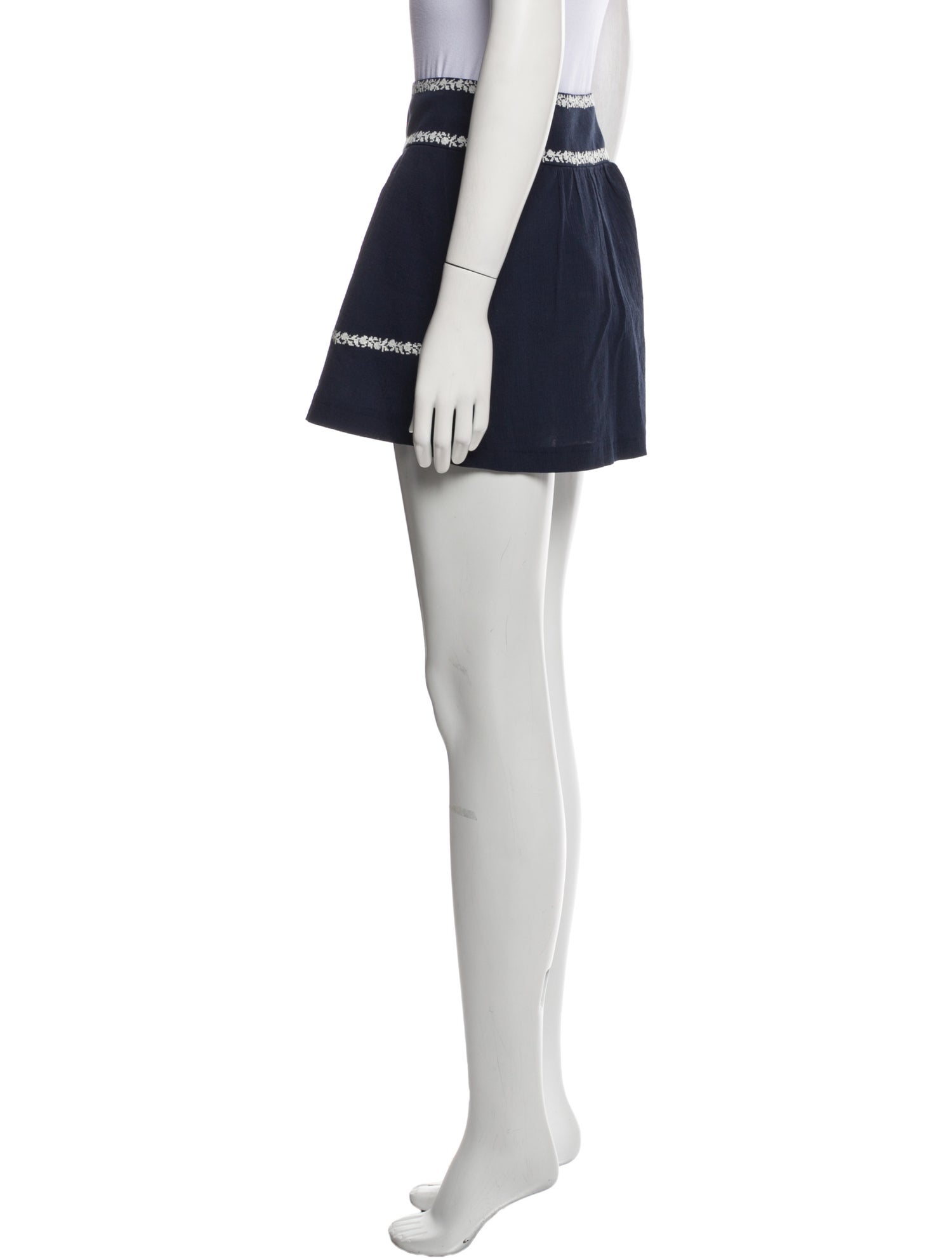 Berenice Printed Mini Shorts