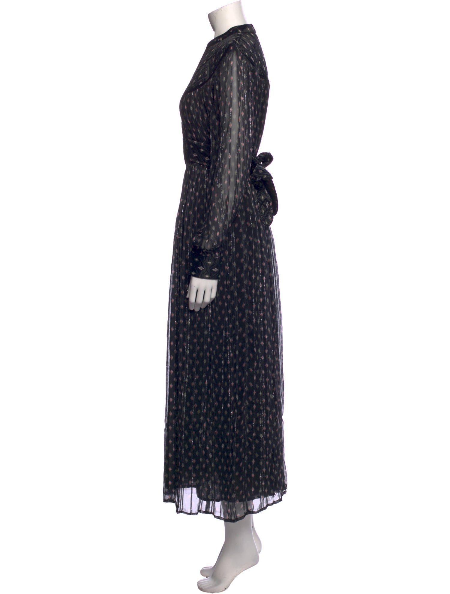 Berenice Printed Long Dress