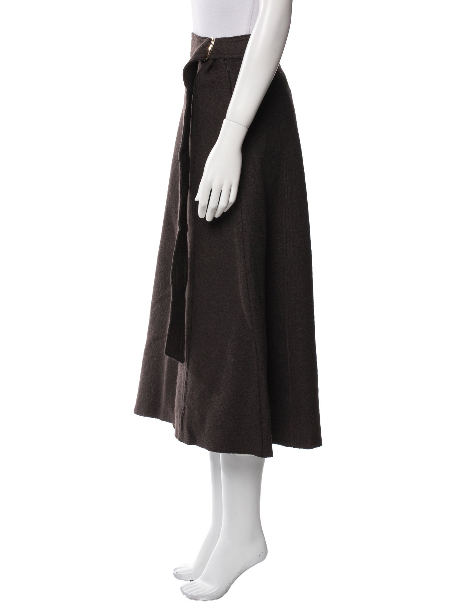 Berenice Wool Midi Length Skirt w/ Tags