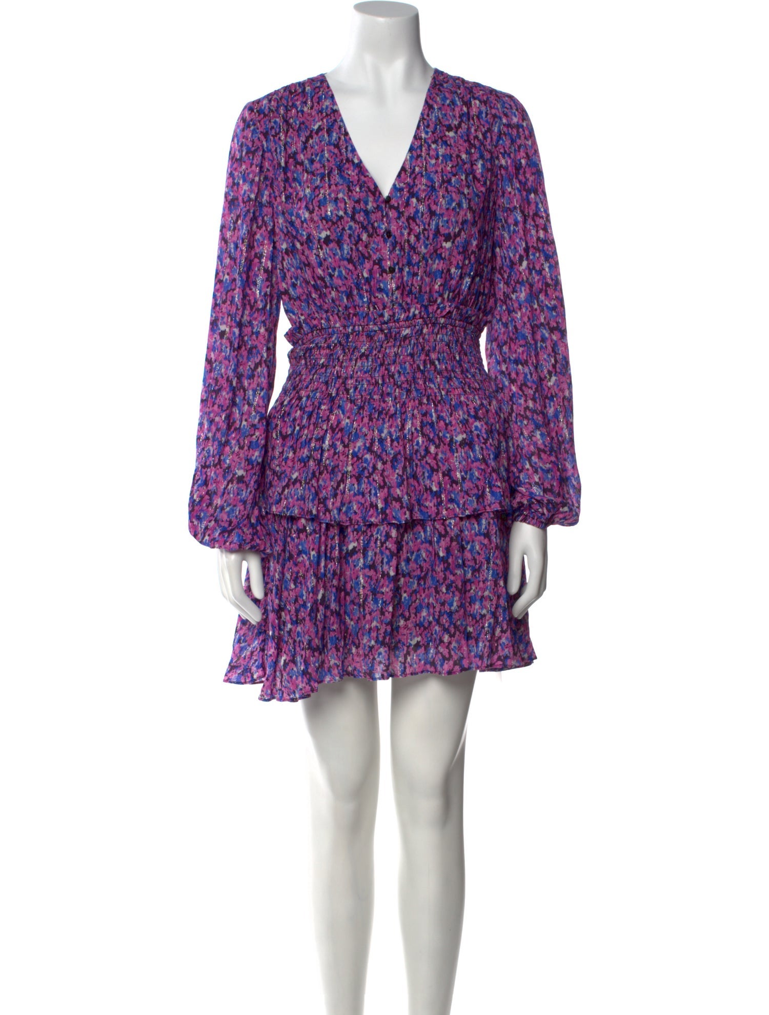 Berenice Floral Print Mini Dress