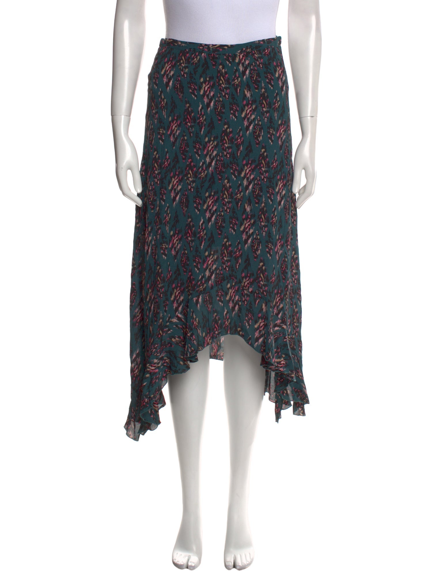 Berenice Floral Print Midi Length Skirt