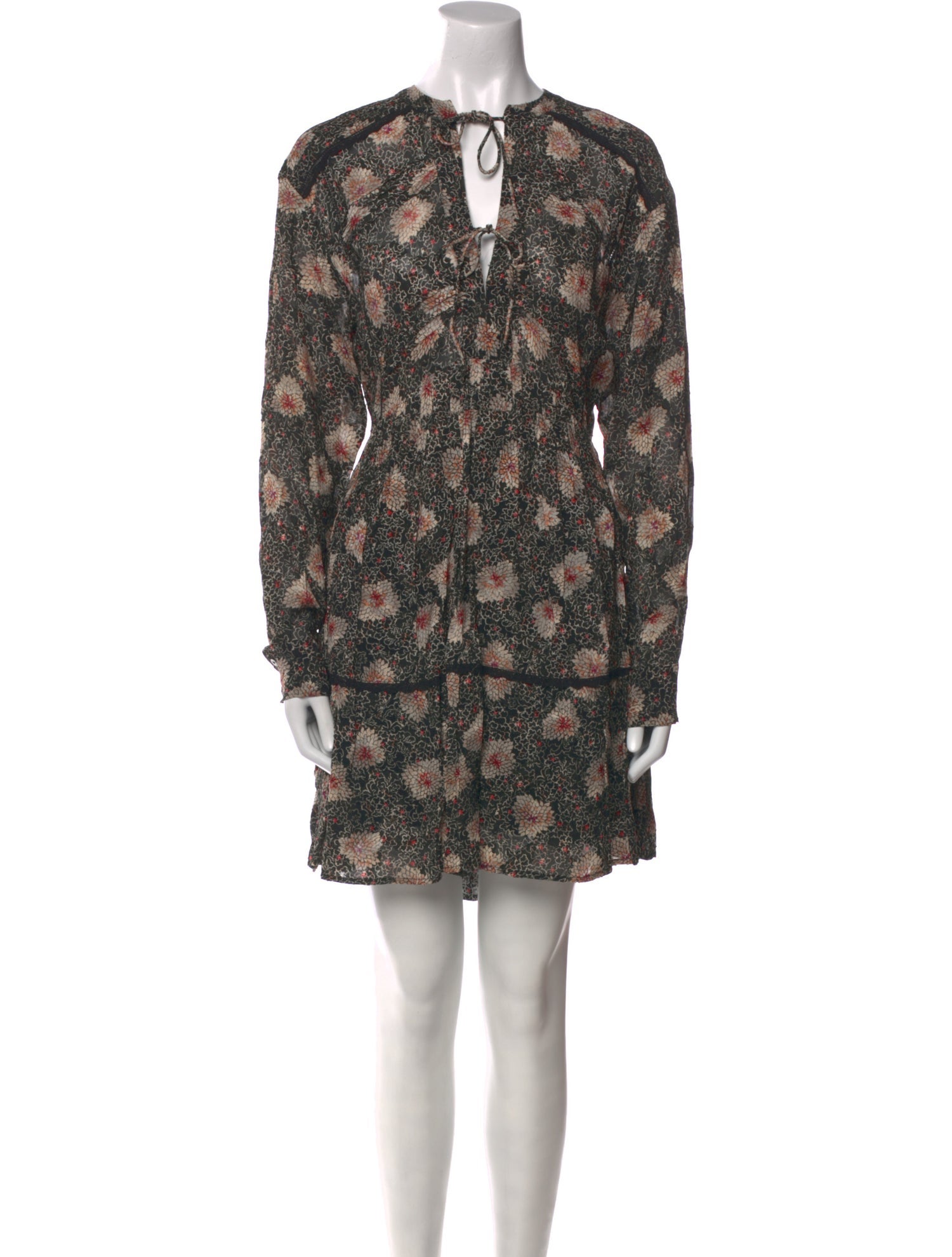 Berenice Floral Print Mini Dress