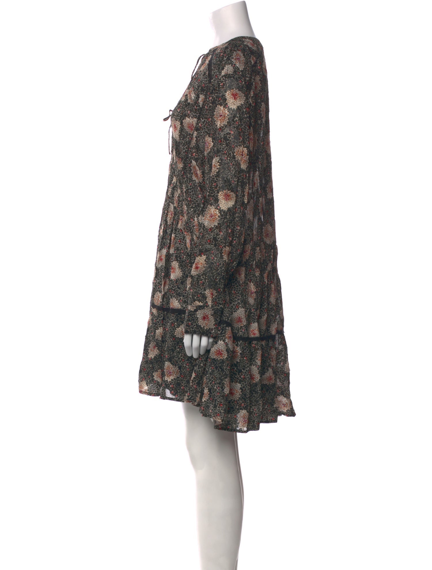 Berenice Floral Print Mini Dress