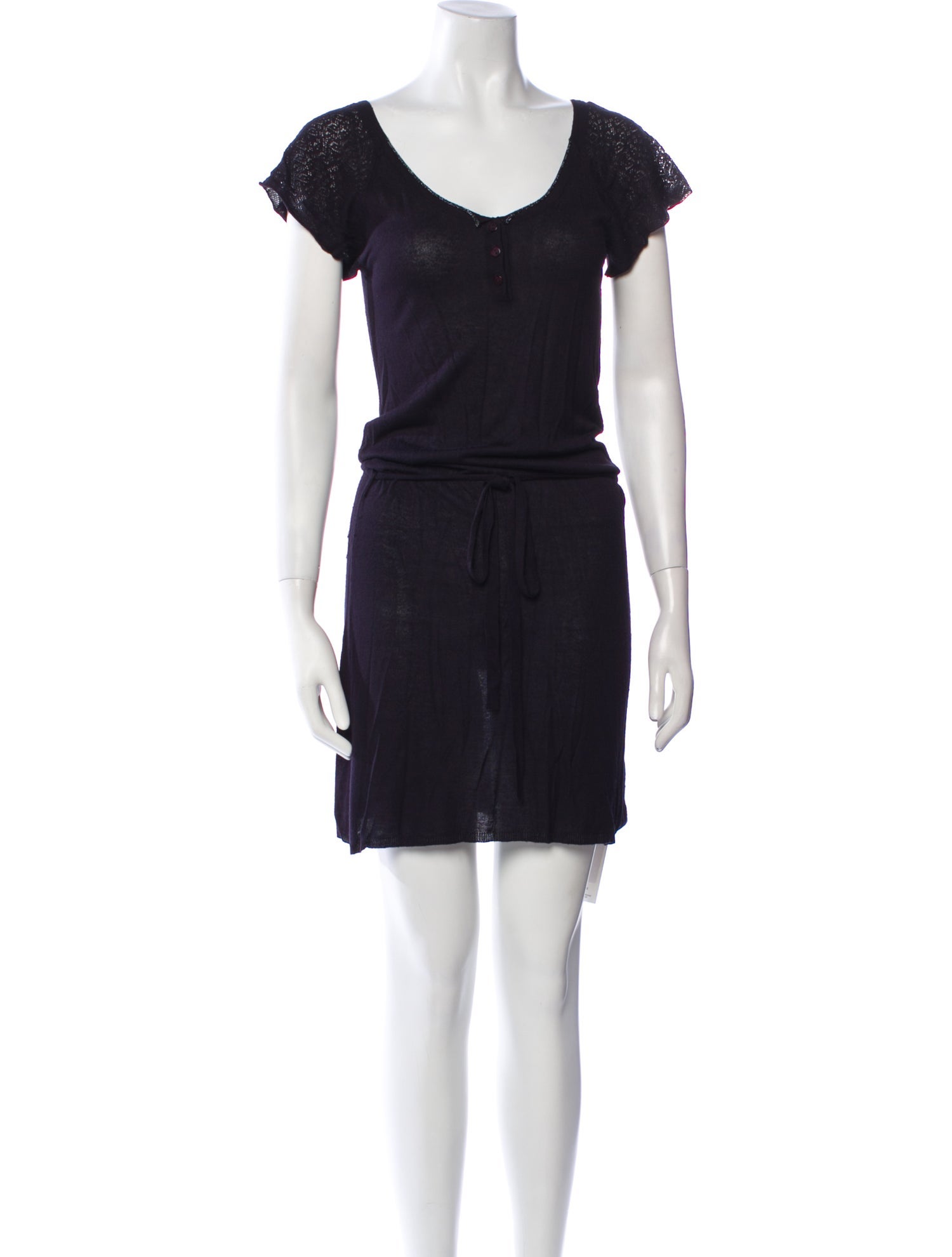 Berenice Scoop Neck Knee-Length Dress