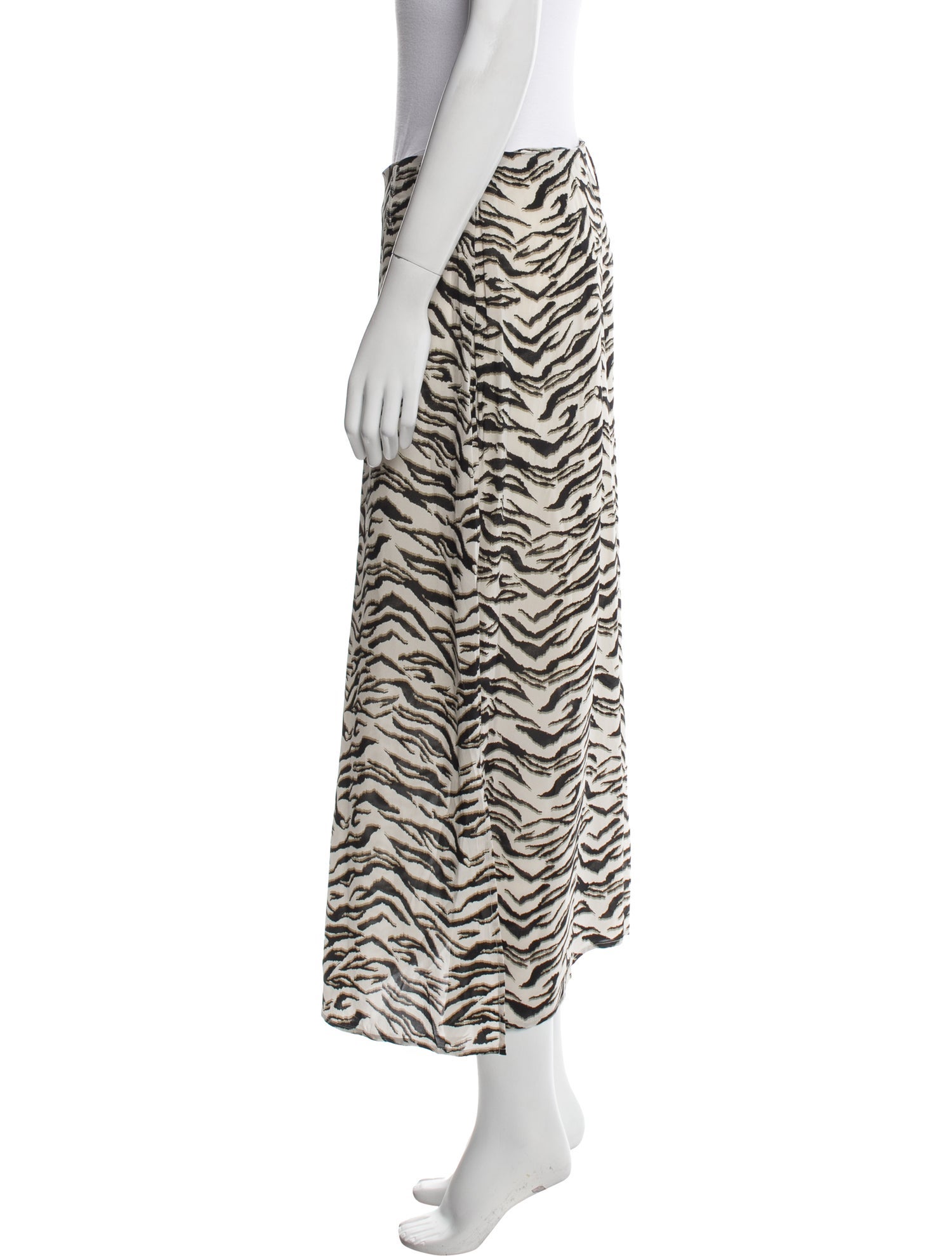 Berenice Animal Print Midi Length Skirt