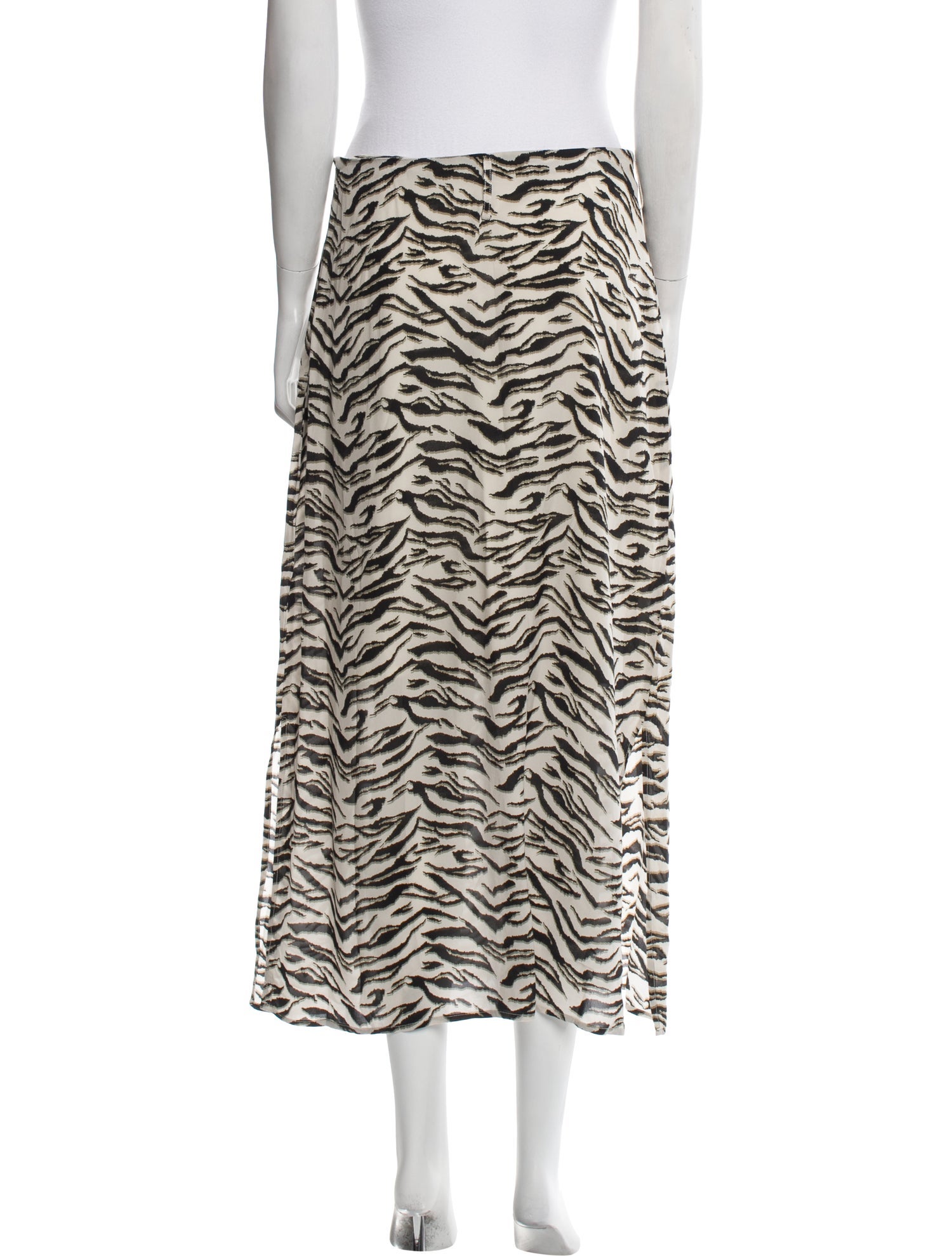 Berenice Animal Print Midi Length Skirt