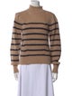 Berenice Striped Turtleneck Sweater