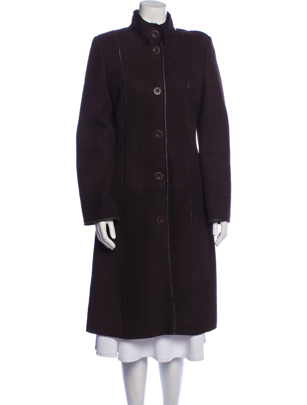 Branco Pelle Shearling Coat - image 1