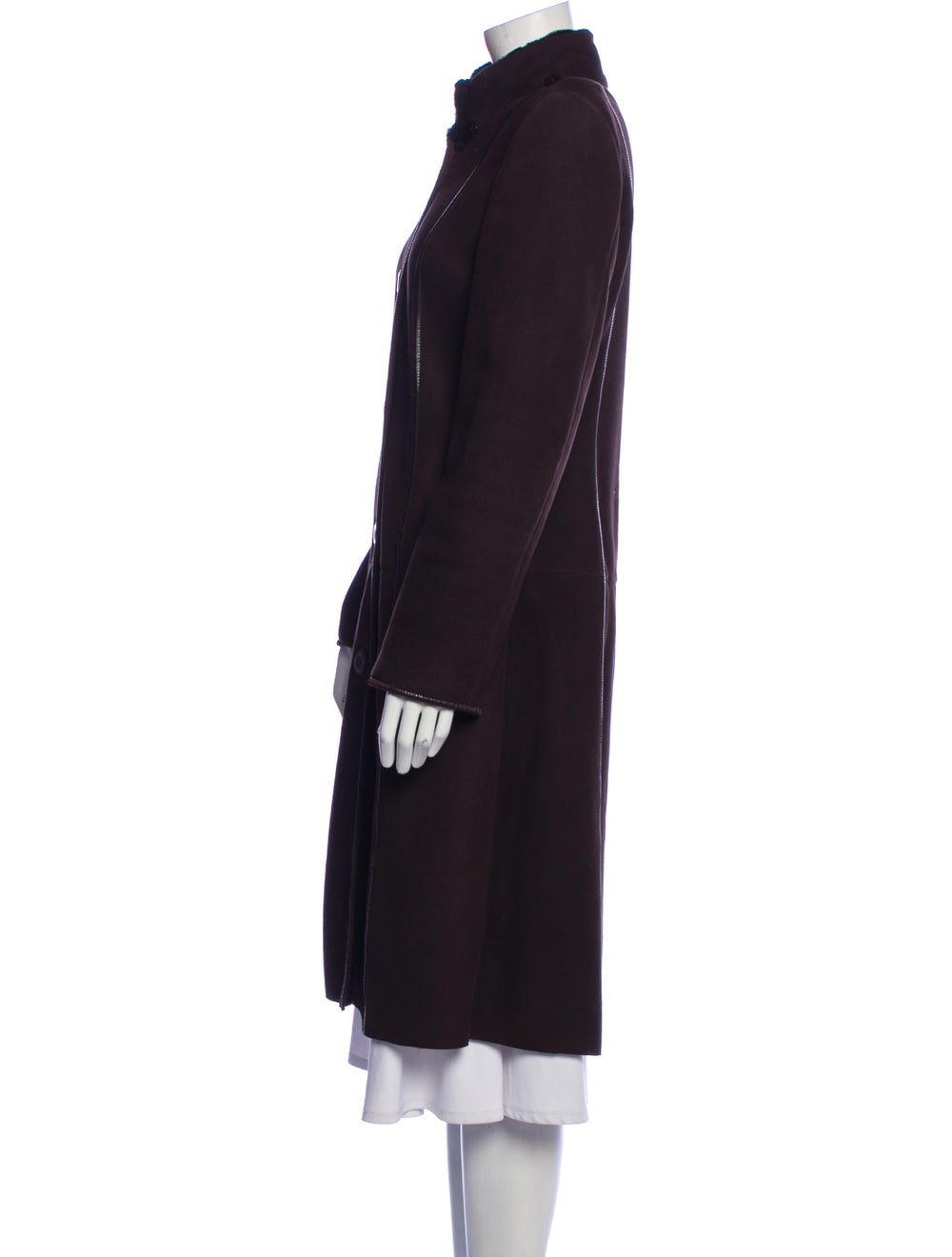 Branco Pelle Shearling Coat - image 2
