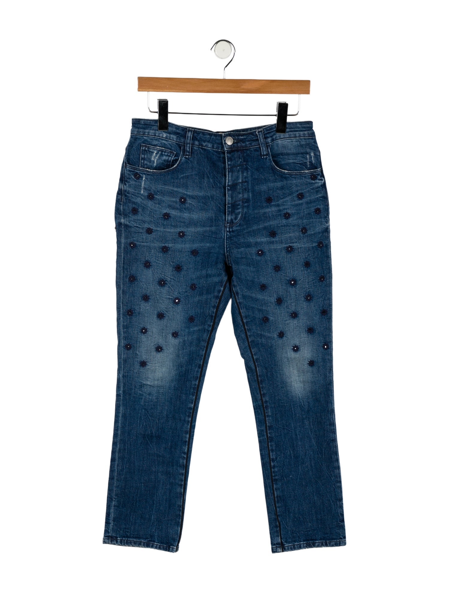 Brockenbow Mid-Rise Straight Leg Jeans