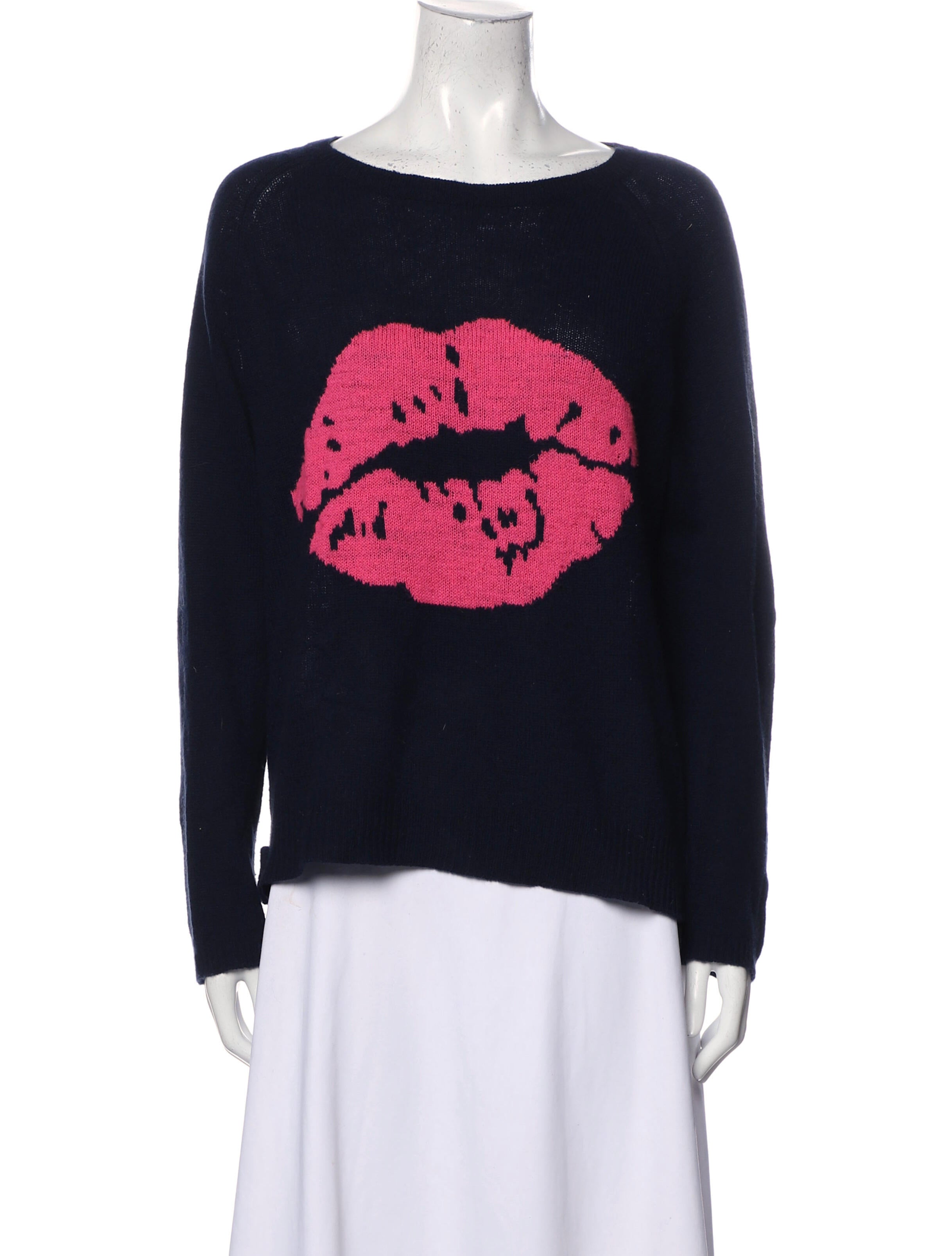 brodie cashmere lips sweater
