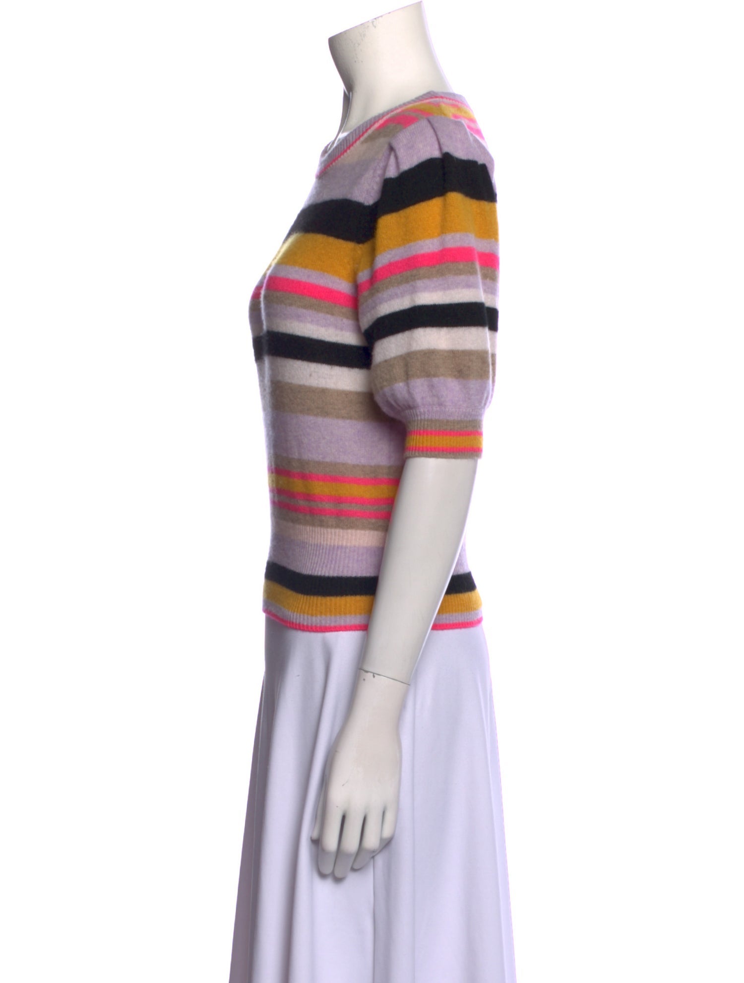 Brodie Cashmere Striped Sweater