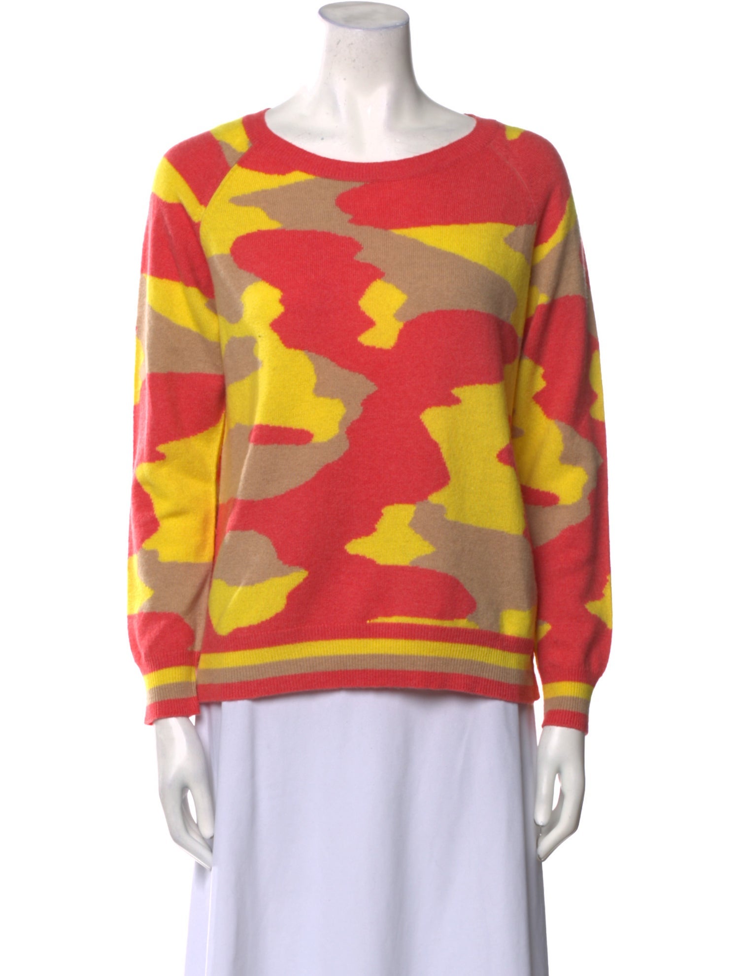 Brodie Cashmere Printed Sweater