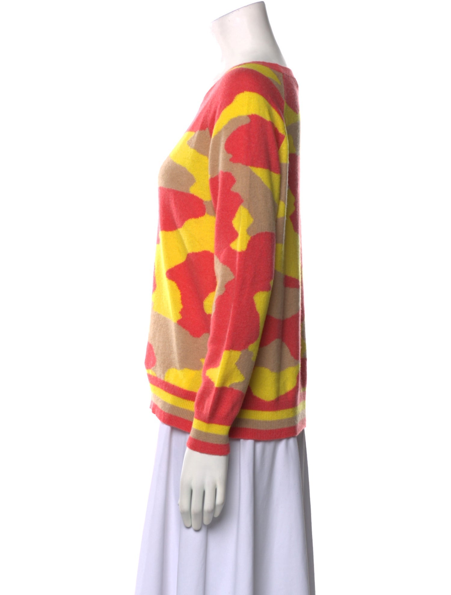 Brodie Cashmere Printed Sweater