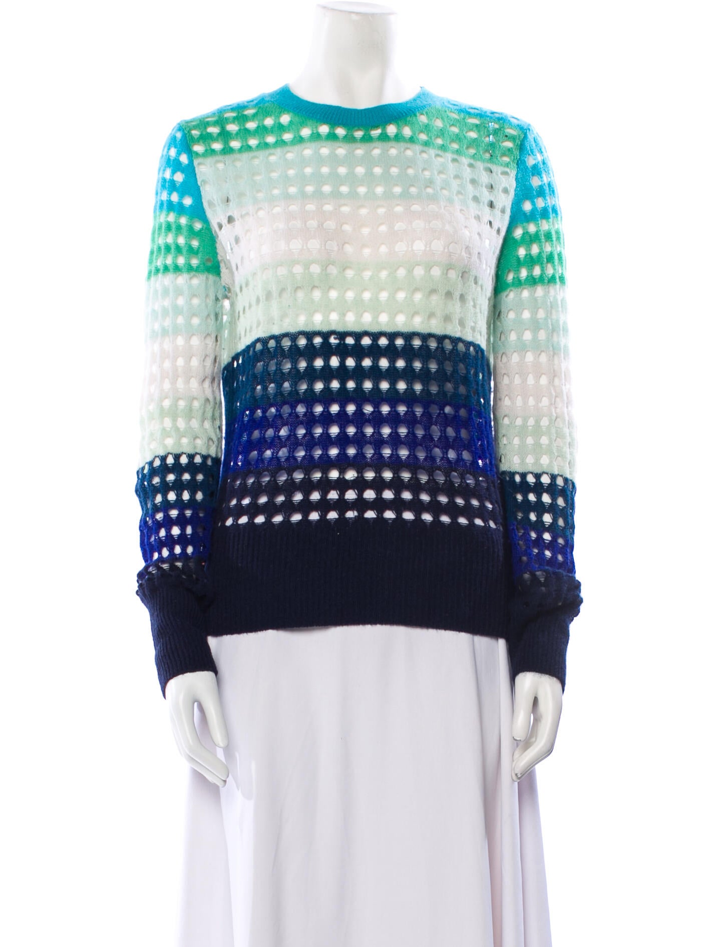 Brodie Cashmere Striped Sweater