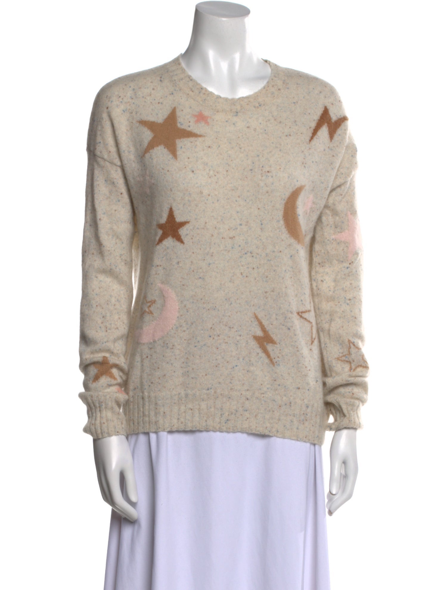 Brodie Cashmere Printed Sweater