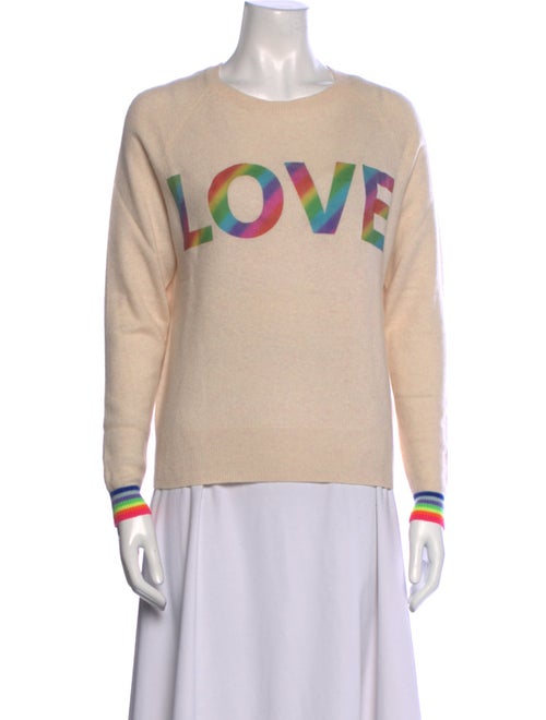 Brodie Cashmere Graphic Print Sweater