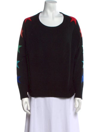Brodie Cashmere Graphic Print Sweater