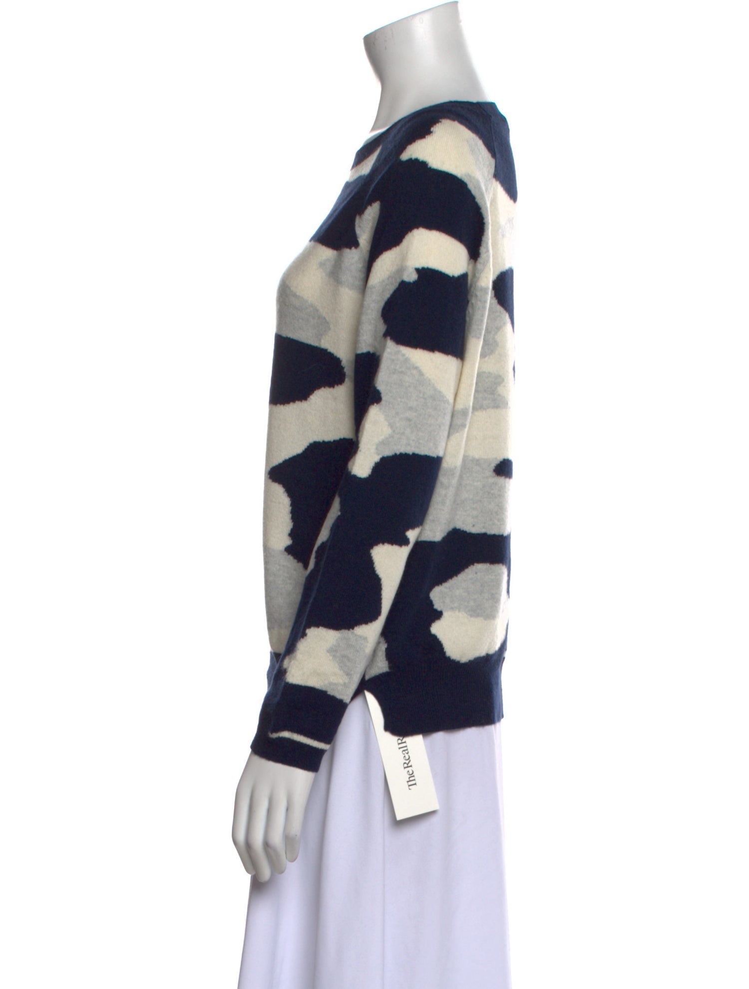 Brodie Cashmere Printed Sweater
