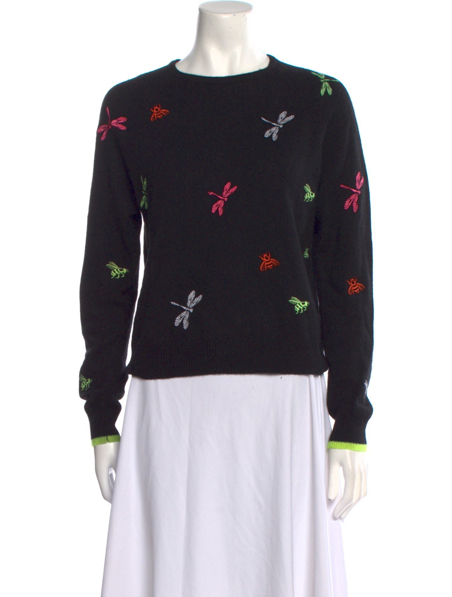 Brodie Cashmere Printed Sweater