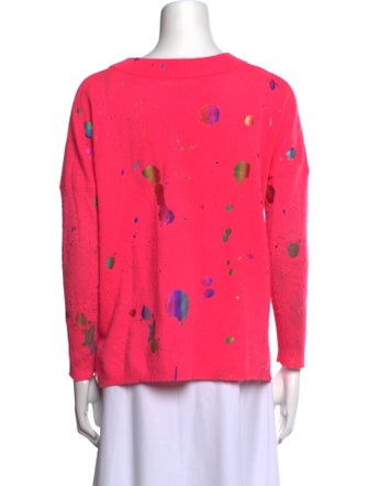 Brodie Cashmere Printed Sweater