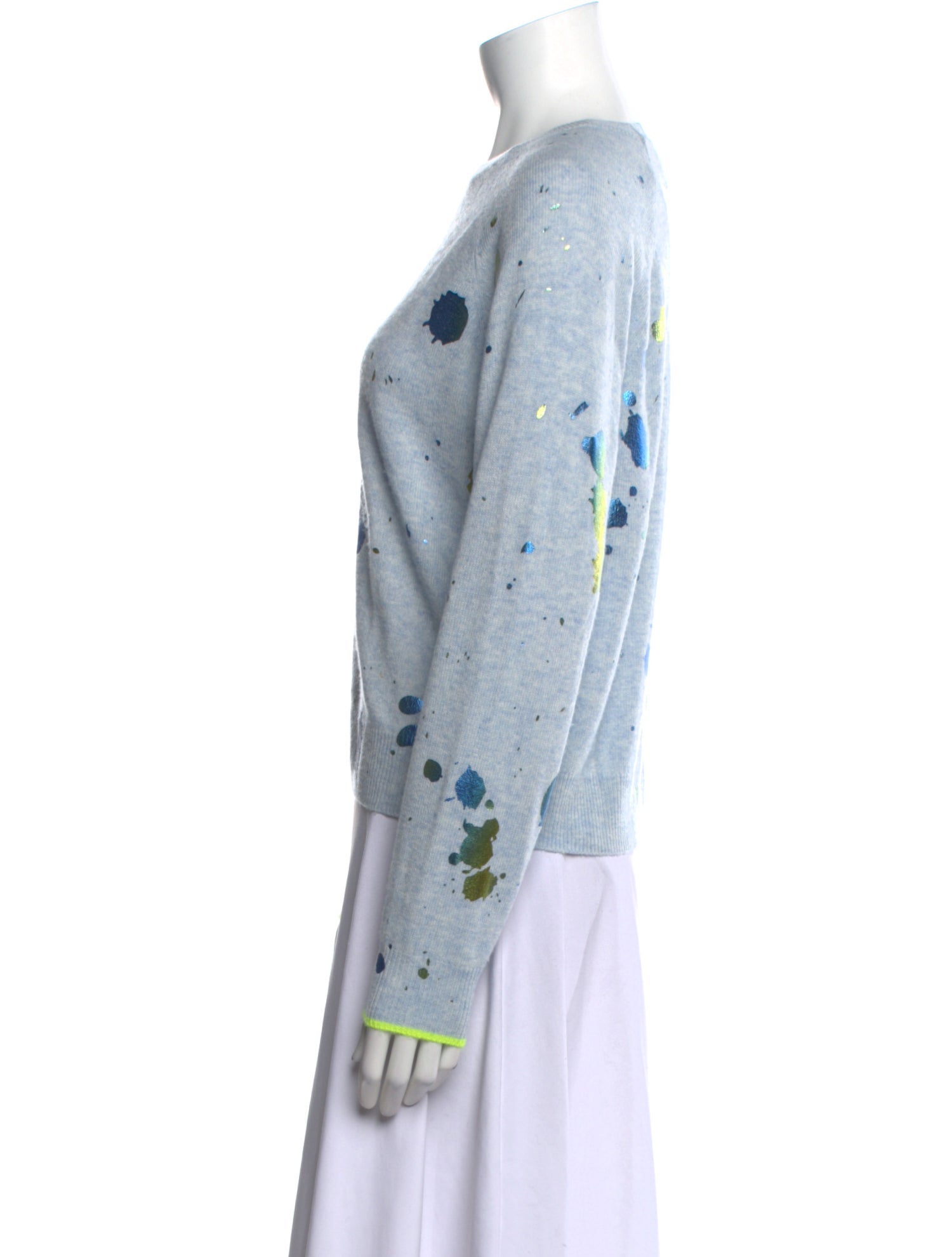 Brodie Cashmere Printed Sweater