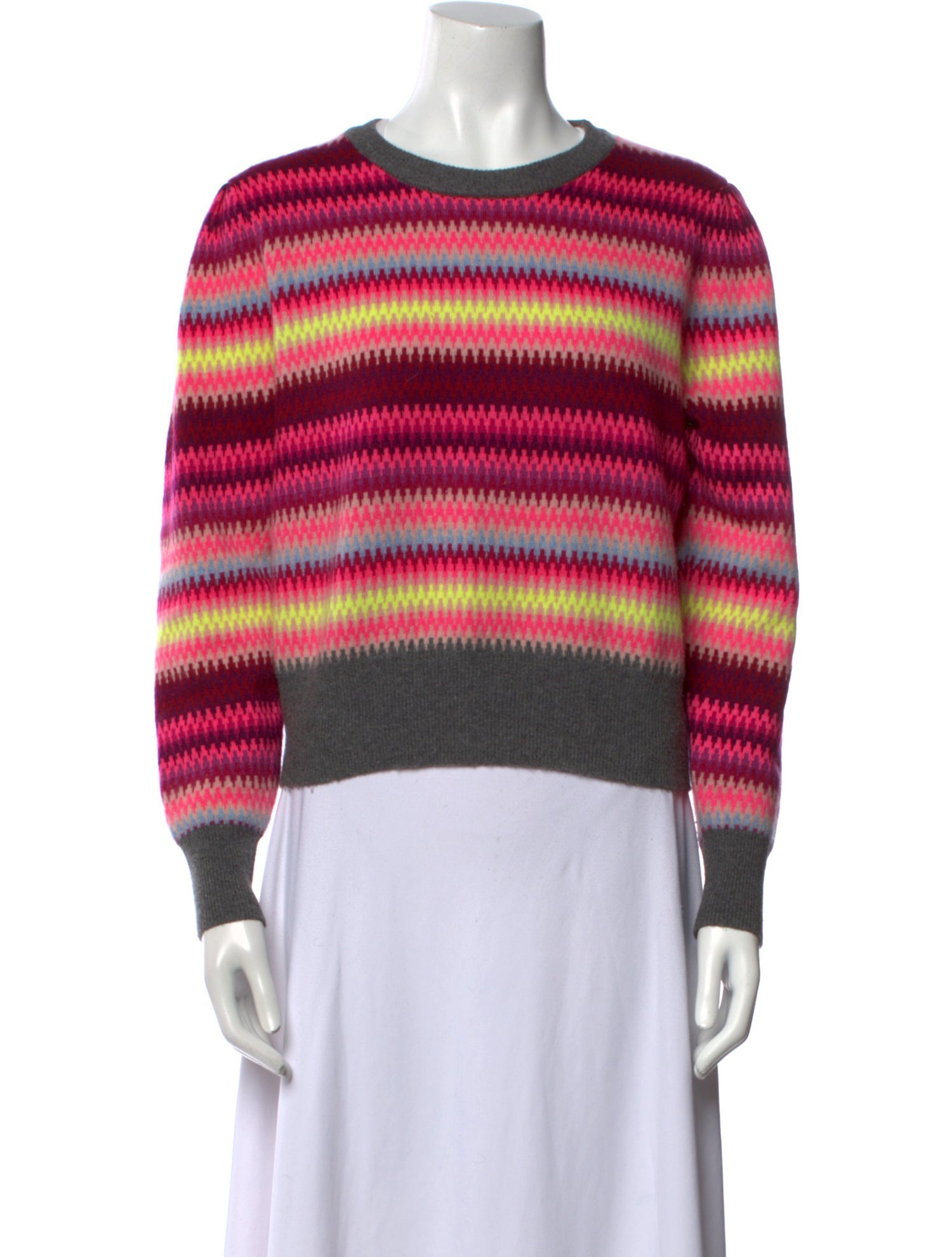 Brodie Cashmere Striped Sweater