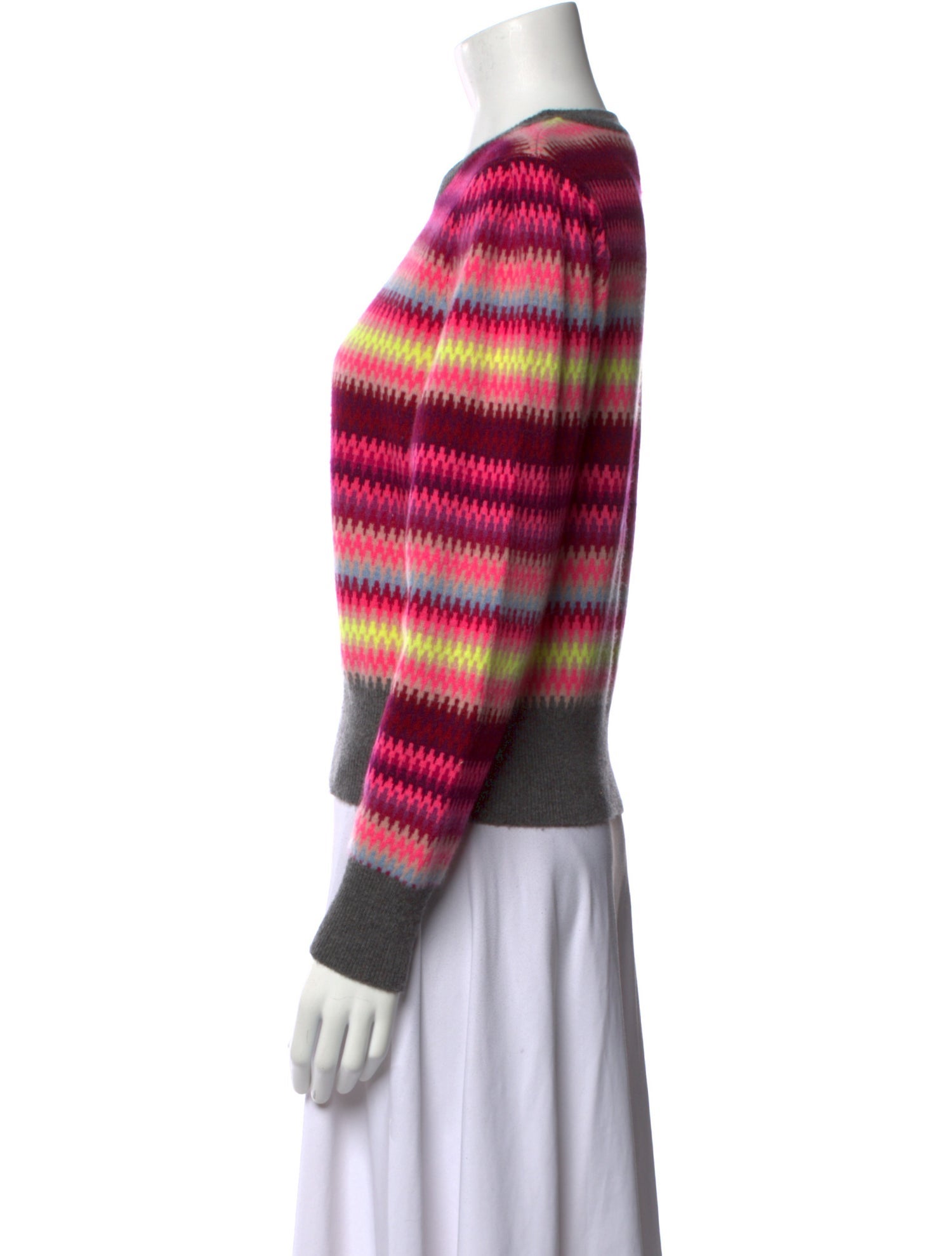 Brodie Cashmere Striped Sweater